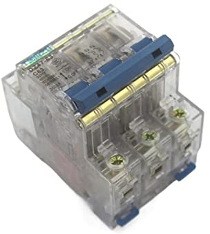 Disjoncteur de sécurité MCB à boîtier Transparent 3P 20A 400V ~ 50/60HZ