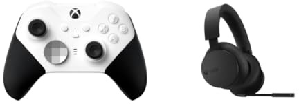 Xbox Controller Wireless, Elite White One, Series X|S, Windows 10/11, Android, iOS Cuffie Wireless Series X|S, One e dispositivi Windows