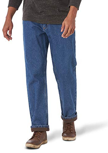 Wrangler Authentics Men's Fleece Lined Five Pocket Jean Jeans
