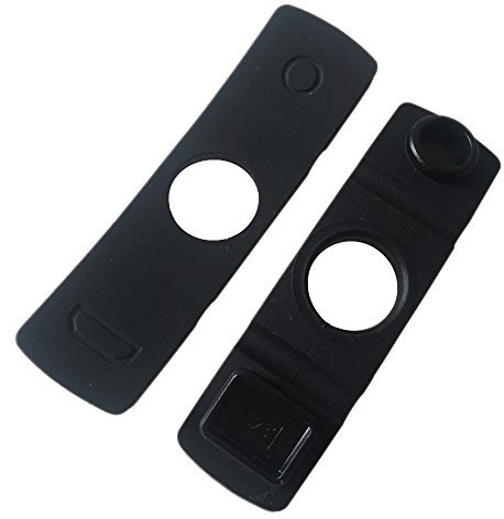 HUYUN The Waterproof Black Caoutchouc Rubber Plug Cover Weather Door Replacement for Logitech UE megaboom Wireless Speaker Port and Charge Port