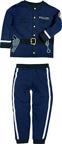 Erwin Müller Kinder-Schlafanzug Interlock-Jersey blau Größe 134/140