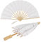Ombrelle en Dentelle Mariée Femme Parasol Parapluie Blanche Pliante Fans Décor Photographie Prop Parapluie de Mariage Cadeau pour Copine Femme