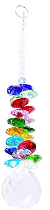 Hztyyier Arcobaleno creatore Cristallo suncatcher colorato Appeso lampadario Palla Prisma Chakra Ciondolo Decorazione