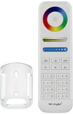 LIGHTEU®, MiLight Miboxer LED 8-Zonen-Fernbedienung, 2,4 GHz GFSK-Funk-Controller, für 5IN1-Controller LS2 und RGBCCT-LED-Flutlicht-Downlight
