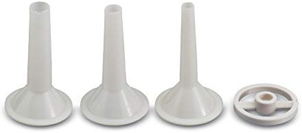 Kit per Imbuto per Tritacarne Reber - Completo con Imbuti e Corona Distanziatrice - Grigio - Metallo - Kit per Blocchi n°5, 12, 22, 32