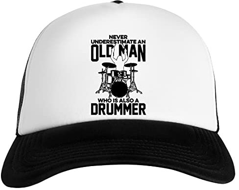 Never Underestimate An Old Man Who is Also A Drummer Unisex Baseball Snapback Kappe Cap