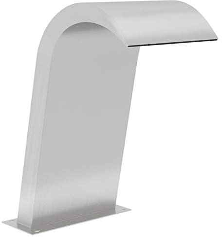 Tidyard Fontana a Cascata da Giardino per Lagnetto e Piscina in Acciaio Inox 50x30x60 cm,Cascata da Giardino in Acciaio Inossidabile,Fontana da Giardino,Fontana Laghetto,Cascata Laghetto