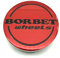 1x Original Borbet Wheels Nabendeckel 56mm | Felgendeckel | Nabenkappe Rot Center Cap Deckel