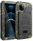 Beeasy für iPhone 12 Pro Max Wasserdicht Outdoor Hülle (6,7), Stoßfest Panzerhülle Militär 360 Grad Schutzhülle mit Displayschutz, Metall Heavy Duty Handyhülle iPhone 12 Pro Max Case, Camouflage