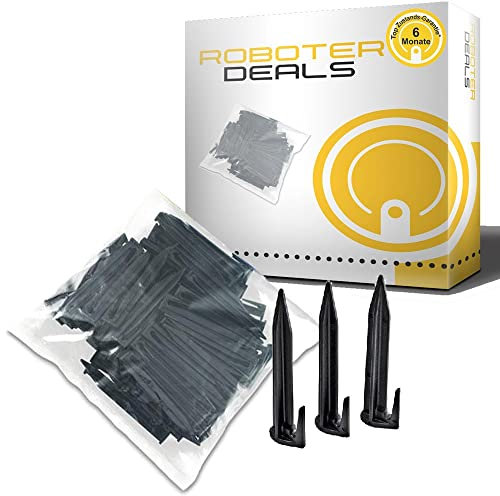 HRobotic Accessoires Rasenhaken, Rasennägel, Ersatznägel (50 STK.) für alle Wiper, Techline, Tech Line Rasenmähroboter