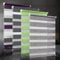 bobodeco Doppelrollo klemmfix ohne Bohren Duo Rollos für Fenster mit Klemmträger, Fensterrollo lichtdurchlässig & verdunkelnd Wandmontage Sichtschutz- Dunkelgrau B65 x H120cm (Stoffbreite 61cm)