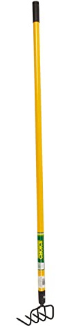Professional's Choice 54 4-Prong Fiberglass Cultivator - 14 Gauge Steel Head