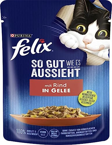 Nestle Niemcy Felix Nassfutter für Katzen, 85 g, SASZ.SO GUT WOIODOWINA / 24