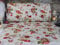 240cm Breit Meterware ab 50cm Weihnachtsstoffe Popeline Baumwolle Stoff Baumwollstoff Weihnachten Stoffe Weihnachtsstoff Bastelstoff ÖKO-TEX PPW044 (Creme)