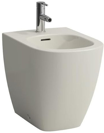 Laufen Lua Bidet au sol, avec trop-plein, 1 trou pour robinet, 360x520mm, robinets d'angle intérieur, H8320810493021, H8320810493021, Colorazione: Pergamo