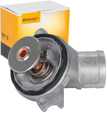Continental 28.0200-4151.2 Thermostat Kühlmittel Kühlwasserthermostat mit Dichtung 88°C Kompatibel mit MERCEDES-BENZ E-Klasse Limousine W211 1122030275 5098918AA 05098918AA