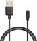 kwmobile USB Kabel Charger kompatibel mit Xiaomi Mi Smart Band 9 / Band 8 / Band 8 Pro/Redmi Watch 3 Active Ladekabel - Smart Watch Ersatzkabel - Fitnesstracker Aufladekabel in Schwarz