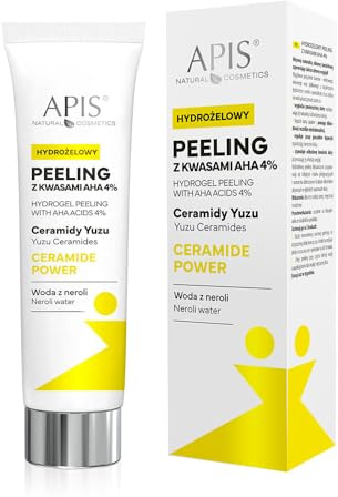 Apis CERAMIDE POWER Gesichtsgel-Peeling - 100 ml - mit AHA-Säuren und Neroli-Extrakt Entfernt abgestorbene Hautzellen, glättet und verfeinert