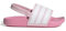 adidas Adilette ESTRAP Slides Children TOBOGGANS, Clear Pink/Cloud White/Bliss Pink, 34 EU