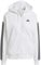 adidas Donna Essentials 3-Stripes Full-Zip Fleece Hoodie, White/Black, S