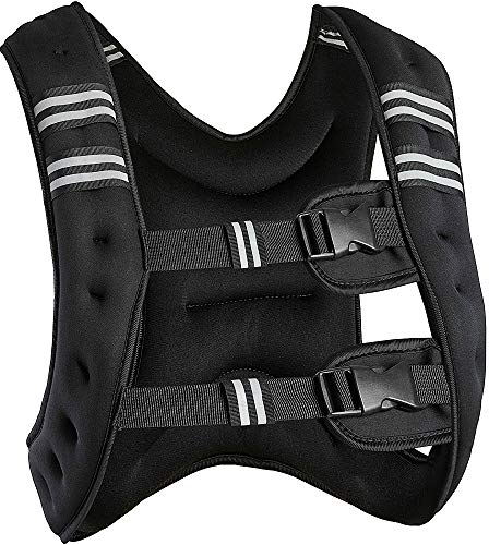 Gewichtsweste 10kg,Verstellbare Gewichtsweste,X-Style Laufweste,Hochwertige Weight Vest,Verstellbare Trainingsweste für Crosstraining,Krafttraining,Calisthenics,Gym,Damen&Herren