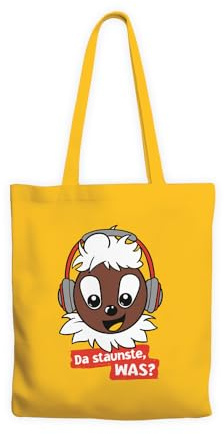 Trötsch Unser Sandmännchen Stoffbeutel Pittiplatsch: Beutel Tasche Einkaufstasche