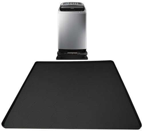 Alfombrillas para Debajo del Frigorífico para Piso, Nevera Alfombrilla de Silicona, Protector de Piso para Refrigerador Multifuncional Alfombrilla para Congelador para Lavadoras, Secadora, N