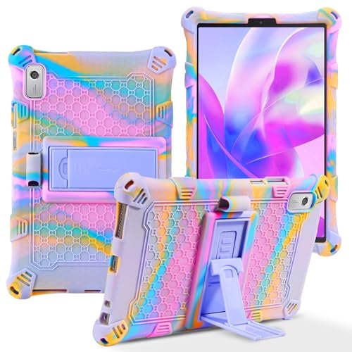 BENTOBEN for Lenovo Tab M9 9 inch Tablet Case with Stand for Kids, Slim Lightweight Soft Silicone Heavy Duty Shockproof Rugged Full Body Protective Tablet Case for Lenovo M9 2023 TB310FU (Purple)