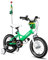 STITCH Little Rock 14 Zoll Kinderfahrrad für 3-5 Jahre Kinder Fahrrad, Jungen Fahrrad mit Stützrädern mit Korb & Bike Streamers,Grün