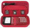Elonbo Texas Instruments TI-84 Plus CE/TI-84 Plus/TI-83 Plus CE/Casio fx-9750GII Couleur Calculatrice Graphique étui de Transport, Rouge