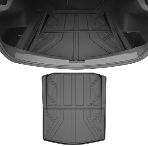 Cargo Liner Compatible with Cadillac CT5 CT5-V 2020-2025 2026 Weather-Resistant Trunk Mats for Cars with Raised Lip Non-Slip Car Rear Trunk Mat Tray Pad Boot