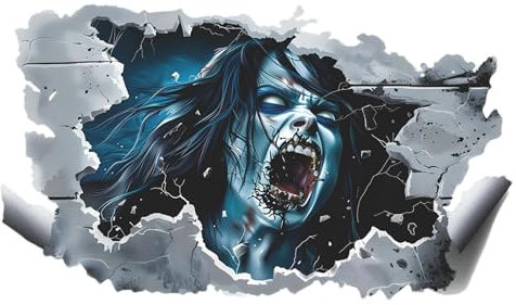 Pegatinas de pared Zombies - Pegatinas de puerta Zombie espeluznantes, pegatinas de espejo de Halloween | Pegatinas de piso de Halloween, Decoraciones de Halloween, Pegatinas de pared de suelo para