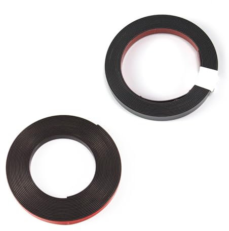 NeatiEase Window Screen Accessories, 6M Magnetic Tape, 3M Plastic Strips (Grey)