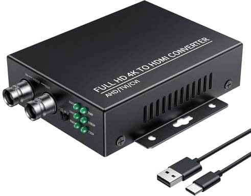 ELECPOW 4 in 1 BNC to HDMI Video Converter Adapter