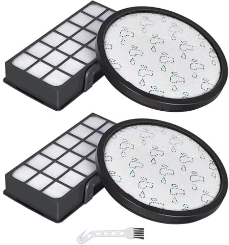 Carkio Lot de filtres HEPA compatibles avec Rowenta Silence Force Cyclonic 4AAAA RO7611EA RO7623EA RO7634EA RO7647EA RO7663EA RO7676EA RO7681EA (Modèle RO76xx) Aspirateurs, Filtre de Rechange ZR903701