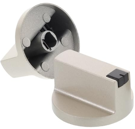 DIYEAH 2pièces Boutons De Commande De Brûleur Métal Compatible Avec Plaques De Cuisson Électriques Gaz Lot De Boutons De Remplacement