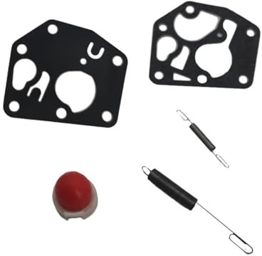 JWLPJSD Federdichtung, rote, Nicht poröse Primer-Birne, passend for 691859, 692211, 263109, 262759, 281028, Rasenmäher-Teile, Zubehör