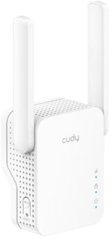 Cudy AX1500 Ripetitore WiFi 6, Presa a muro, WPS, Mesh, RE1500 | WiFi 6 a 1201+300 Mbps, 1 porta Fast Ethernet, 3 modalità: ripetitore/punto di accesso/client, 30 dispositivi, professionale