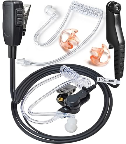 HYS Radio Earpiece Compatible for MOTOROLA R7 R7a MXP600 APX N30 N50 ION et.