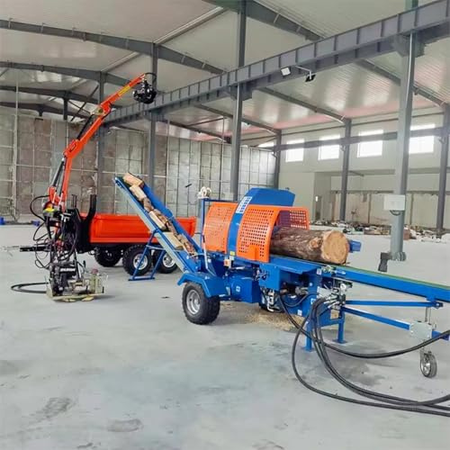 High Power 5-30 Tonnen Hydraulische Brennholzspalter Professionelle Große Holzspaltmaschine für Forstwirtschaft, Ranch & Gewerbe Brennholzverarbeitung