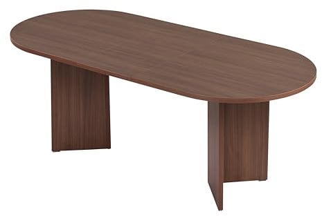 Ausziehbarer Esstisch, Walnuss-Farbe, 160–200 cm x 90 cm x 75 cm | 100% melaminbeschichtete Spanplatte, 25 mm Stärke | Stabiler Metallrahmen, perfekt für Moderne Esszimmer & Geselligkeit