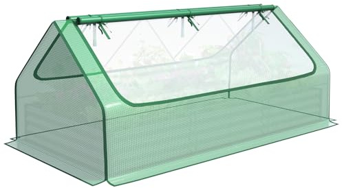 Quictent Hochbeet 240x120x30 cm mit Abdeckung