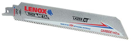 Lenox Tools 2014224 Lame de scie sabre 8TPI LAZER CT 9108RCT 22,9 cm