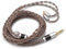 TRIPOWIN Linsoul C8 8-Core Silver Copper Foil Braided Earphone Replacement Upgrade Cable, Tinsel Silver Copper Wire for KZ ZSN Pro, ZS10 Pro NF2u, QDC IEMs (With Mic, 3.5mm Plug, MMCX)