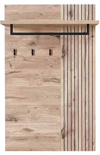 Möbel Jack Garderobenpaneel - Viking Eiche Dekor - 82 x 134 cm