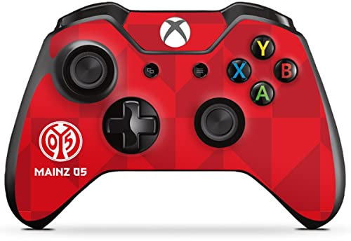 DeinDesign Skin kompatibel mit Microsoft Xbox One Controller Folie Sticker Mainz 05 Offizielles Lizenzprodukt Fanartikel