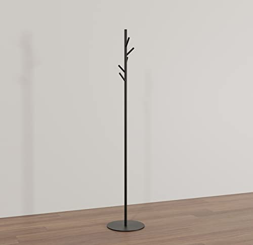 Standgarderobe Ramus Black Edelstahl schwarz pulverbeschichtet - PHOS Design