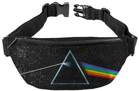 Rocksax Pink Floyd Bauchtasche – Dark Side of The Moon, Mehrfarbig, Einheitsgröße, Rocksax