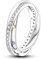 NARMO Ringe für Frauen Linie Band Ring Cubic Zirkonia Ringe 925 Sterling Silber Ring Größe 54mm