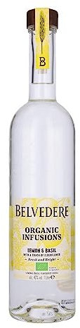 Belvedere Organic Infusions Lemon & Basil Vodka - 1L